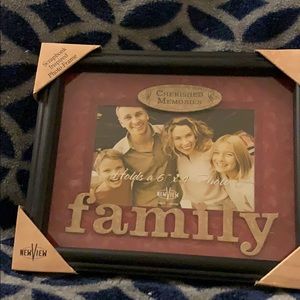 Scrapbook inspired photo frame